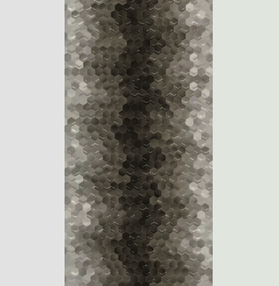 Gri Dekor Kale Defolu Seramik